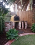 Picture of Wood Burning Fired Brick Pizza Oven - FAMOSI 120cm