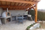 Picture of Wood Pizza Oven in Brick - PORTO 90cm