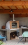 Picture of Wood Pizza Oven in Brick - PORTO 90cm