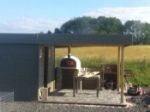 Picture of Wood Burning Fired Brick Pizza Oven - BRAZZA 120cm