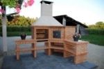 Picture of Brick Barbecue and Wood Fired Oven AV360B