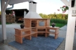 Picture of Brick Barbecue and Wood Fired Oven AV360B