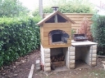 Picture of Wood Fired Pizza Oven outdoor- LISBOA 90cm