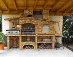 Picture of Mediterranean Brick Barbecue FR001F