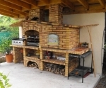 Picture of Mediterranean Brick Barbecue FR001F