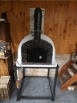 Picture of Wood Burning Fired Brick Pizza Oven - FAMOSI 120cm