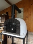 Picture of Wood Burning Fired Brick Pizza Oven - FAMOSI 120cm