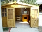 Picture of Garden Wood Fired Pizza Oven - LISBOA 100cm