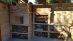 Picture of Cast Stone Barbecue With Wood Fired Oven AV280F