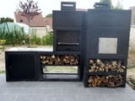 Picture of Modern Barbecue with Oven and Sink AV80M