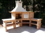 Picture of Brick Barbecue and Wood Fired Oven AV360B