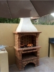 Picture of Outdoor Brick Barbecue for Garden CE1040F