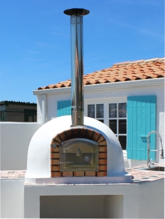 Picture of Garden Wood Fired Pizza Oven - LISBOA 100cm