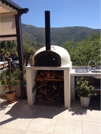 Picture of Wood Burning Fired Brick Pizza Oven - BRAZZA 120cm