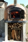 Picture of Pizza Wood Brick Oven  RUSTIC -  110cm