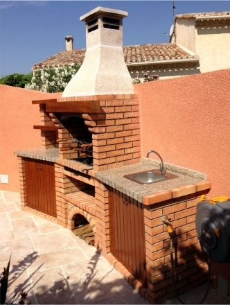 Picture of Online store Portuguese BBQ with sink CE8040F