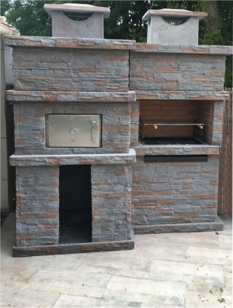 Outdoor BBQ and Pizza Oven AV240F - Impexfire