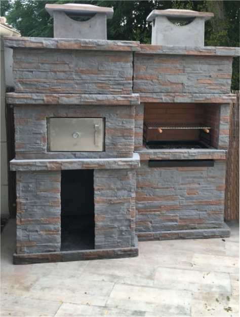 Picture of Garden Stone Barbecue With Oven PR4730F