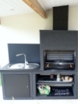 Picture of Modern Barbecue with Sink AV35M