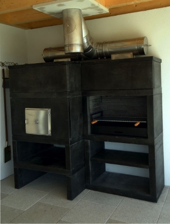 Picture of Modern Barbecue with Oven AV90M