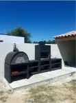 Picture of Barbecue Modern with Wood Fired Oven MAXIMUS PRIME ARENA and Sink AV110M