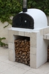 Picture of Wood Burning Fired Brick Pizza Oven - BRAZZA 120cm