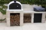 Picture of Wood Burning Fired Brick Pizza Oven - BRAZZA 120cm