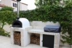 Picture of Wood Burning Fired Brick Pizza Oven - BRAZZA 120cm