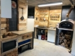 Picture of Wood Burning Fired Brick Pizza Oven - BRAZZA 120cm