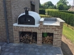 Picture of Wood Burning Fired Brick Pizza Oven - BRAZZA 120cm