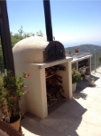 Picture of Wood Burning Fired Brick Pizza Oven - BRAZZA 120cm