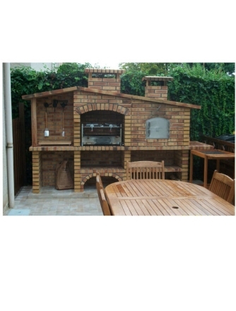 Picture of Mediterranean Brick Barbecue FR001F
