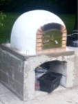 Picture of Wood bread and Pizza Oven in Brick- AF100A