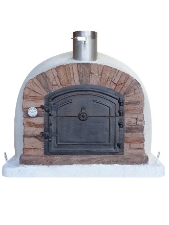 Picture of Wood fired Pizza Oven VENTURA Red AL 90cm