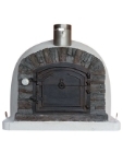 Picture of Wood Burning fired Oven VENTURA Black AL 90 cm