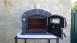 Picture of WOOD FIRED OVEN VENTURA Black AL 100 cm