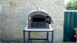 Picture of WOOD FIRED BRICK OVEN VENTURA Red AL 100 cm