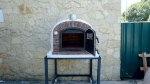 Picture of WOOD FIRED BRICK OVEN VENTURA Red AL 100 cm