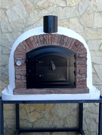 Picture of Pizza Oven VENTURA Red 90cm