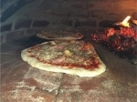 Picture of Wood Pizza Oven VENTURA Black AL 120 cm