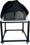 Picture of Wood Pizza Oven VENTURA Black AL 120 cm