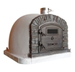 Picture of Wood Pizza Oven VENTURA Black AL 120 cm