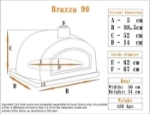 Picture of Wood fired Pizza Oven ENNIO 90 cm