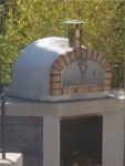 Picture of Wood Burning Fired Brick Pizza Oven ENNIO 120cm