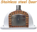 Picture of Wood Burning Fired Brick Pizza Oven - FAMOSI 120cm