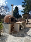 Picture of Pizza Wood Brick Oven  RUSTIC -  110cm