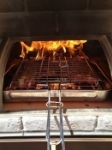 Picture of Wood Pizza Oven Red MAXIMUS - Black WOODY Stand