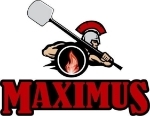 Picture of Wood Pizza Oven Red MAXIMUS - Black WOODY Stand