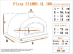 Picture of Wood Brick Oven PIZZA FLAMMA AL 100 cm