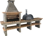 Picture of Stone barbecue with Wood Fired Oven AV245F